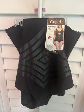Cupid Black High Waist Brief Shape wear Size XL